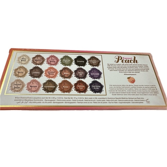 Too Faced Sweet Peach Eyeshadow Palette – 18 Shades - Picture 2 of 5